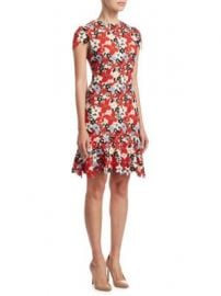 Alice   Olivia - Imani Cap-Sleeve Dress at Saks Fifth Avenue