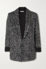 Alice   Olivia - Jace sequined silk-satin blazer at Net A Porter