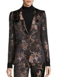 Alice   Olivia - Macey Jacquard Blazer at Saks Fifth Avenue