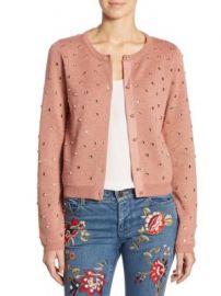 Alice   Olivia - Rhuty Rhinestone Cardigan at Saks Fifth Avenue