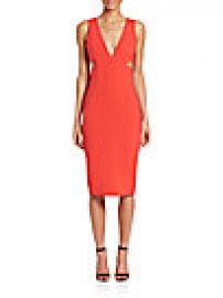 Alice   Olivia - Riki Midi Dress at Saks Off 5th