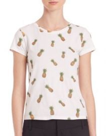 Alice   Olivia - Robin Embellished Tee at Saks Off 5th