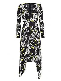 Alice   Olivia - Temika Cutout Print Dress at Saks Fifth Avenue