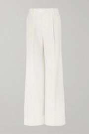 Alice   Olivia - Tomasa crepe wide-leg pants at Net A Porter