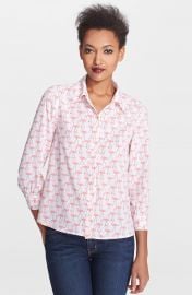 Alice   Olivia  Willa  Silk Georgette Blouse at Nordstrom