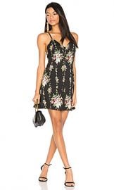 Alice   Olivia Alves Dress in Vintage Bouquet  amp  Black from Revolve com at Revolve