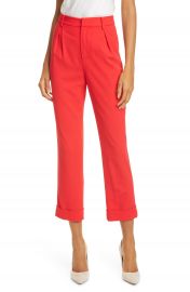 Alice   Olivia Ardell High Waist Crop Pants   Nordstrom at Nordstrom