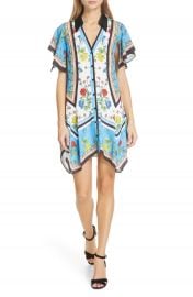 Alice   Olivia Conner Handkerchief Hem Dress   Nordstrom at Nordstrom