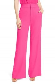 Alice   Olivia Dylan Clean High Waist Wide Leg Pants   Nordstrom at Nordstrom