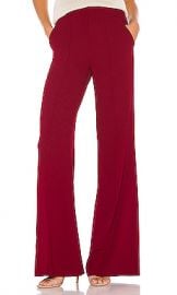 Alice   Olivia Dylan High Waist Wide Leg Pant in Bordeaux from Revolve com at Revolve