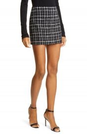 Alice   Olivia Elana Tweed Miniskirt   Nordstrom at Nordstrom