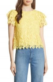 Alice   Olivia Franca Lace Top at Nordstrom