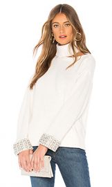 Alice   Olivia Gemini Turtleneck Sweater in Soft White from Revolve com at Revolve