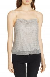 Alice   Olivia Harmon Crystal Chainmaille Camisole   Nordstrom at Nordstrom