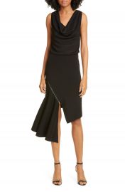 Alice   Olivia Hollis Cascade Asymmetrical Dress   Nordstrom at Nordstrom