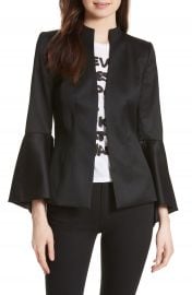 Alice   Olivia Ivana Waterfall Sleeve Blazer at Nordstrom