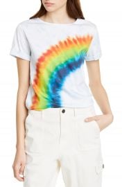 Alice   Olivia Jeans Shira Roll Sleeve Tee   Nordstrom at Nordstrom