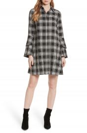 Alice   Olivia Jem Bell Sleeve Shirtdress at Nordstrom