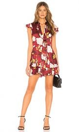 Alice   Olivia Lashay Dress in Water Lotus Bordeaux from Revolve com at Revolve