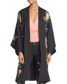 Alice   Olivia Lupe Embroidered Long Kimono at Bloomingdales