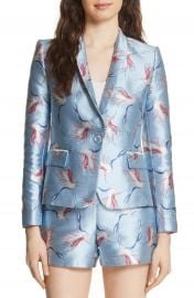 Alice   Olivia Macey Bird Print Jacket at Nordstrom