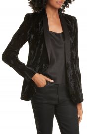 Alice   Olivia Macey Crushed Velvet Blazer   Nordstrom at Nordstrom