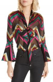 Alice   Olivia Meredith Bow Blouse at Nordstrom