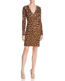 Alice   Olivia Nora Metallic Embellished Dress at Bloomingdales