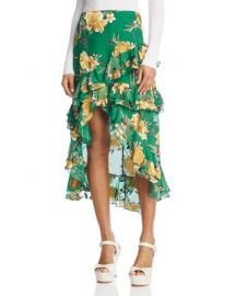 Alice   Olivia Sasha Asymmetric Tiered Ruffle Skirt at Bloomingdales