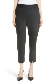 Alice   Olivia Stacey Front Slit Ankle Pants at Nordstrom