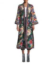 Alice   OliviaLynn Side-Slit Long Kimono at Neiman Marcus