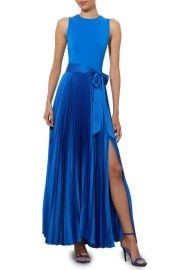 Alice + Olivia Chara Pleated Sleeveless Maxi Dress at Nordstrom