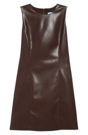 Alice + Olivia Faux Leather Sheath Minidress at Nordstrom