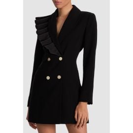 Alice + Olivia Latoya Ruffle Detail Long Sleeve Blazer Dress at Nordstrom