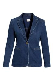 Alice + Olivia Macey Fitted Denim Blazer at Nordstrom