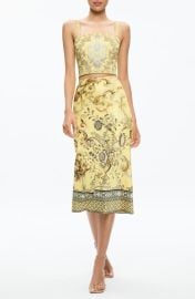 Alice + Olivia Maeve Paisley Slip Skirt at Nordstrom