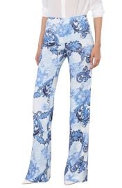 Alice + Olivia Mixed Print Flare Bootcut Pants at Nordstrom