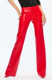 Alice + Olivia Olivia Faux Leather Pants at Nordstrom