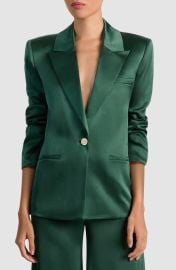 Alice + Olivia Silas Satin Blazer at Nordstrom