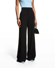 Alice  Olivia Dylan High-Waist Wide-Leg Pants at Neiman Marcus