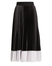 Alice  Olivia Katz Sunburst Pleat Midi Skirt at Neiman Marcus