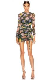 Alice McCall Cosmic Dancer Mini Dress in Black Floral   FWRD at Forward