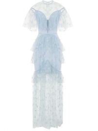 Alice McCall Moon Lover lace-overlay Gown - Farfetch at Farfetch