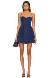 Alice Olivia Adara Sleeveless Corset Minidress at Revolve