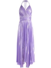 Alice Olivia Arista Pleated Maxi Dress - at Farfetch