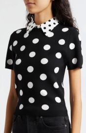 Alice Olivia Aster Collared T Shirt at Nordstrom