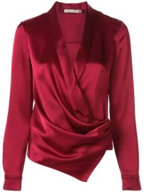 Alice Olivia Aurora Draped Blouse  - Farfetch at Farfetch