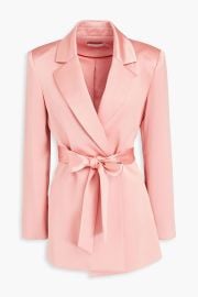 Alice Olivia Belted satin blazer at The Outnet