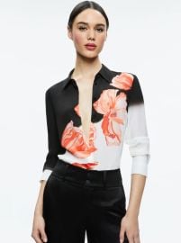 Alice Olivia Brady Silk Blouse at Alice + Olivia