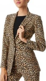 Alice Olivia Breann Leopard Print Blazer at Nordstrom Rack